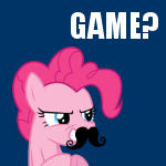 Pinkie Pie Has a Mustache