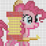 Pinkie's One Pony Band Cross Stitch Chart
