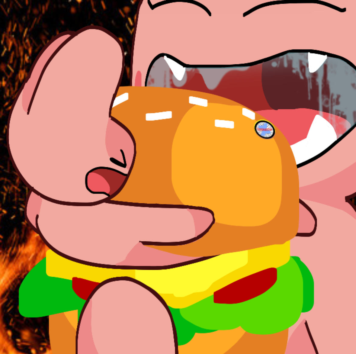 Foodplayin' Bunny by TESPDrawzStuff on DeviantArt