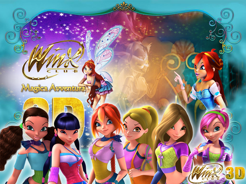 Winx Club 3D MA Wallpaper Pack