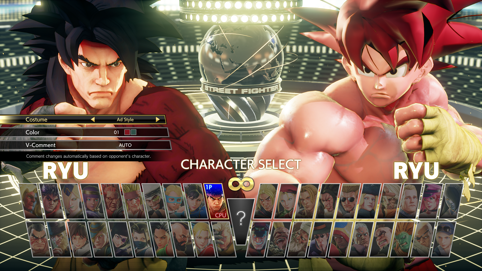 Street Fighter x Tekken alternate select screen by MrJechgo on