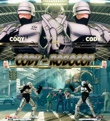 Cody as Robocop