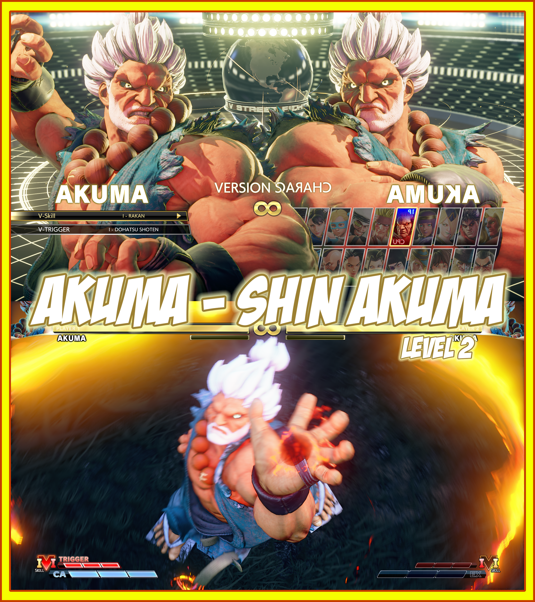 Akuma Street fighter v (customized) by ganstyle on DeviantArt