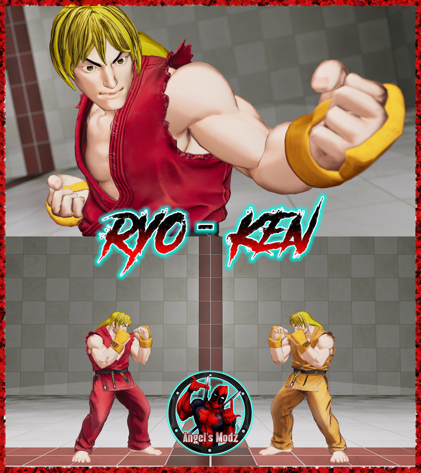 Ryo - Classic Ken [KOFXV Mod] by AngelsModz on DeviantArt