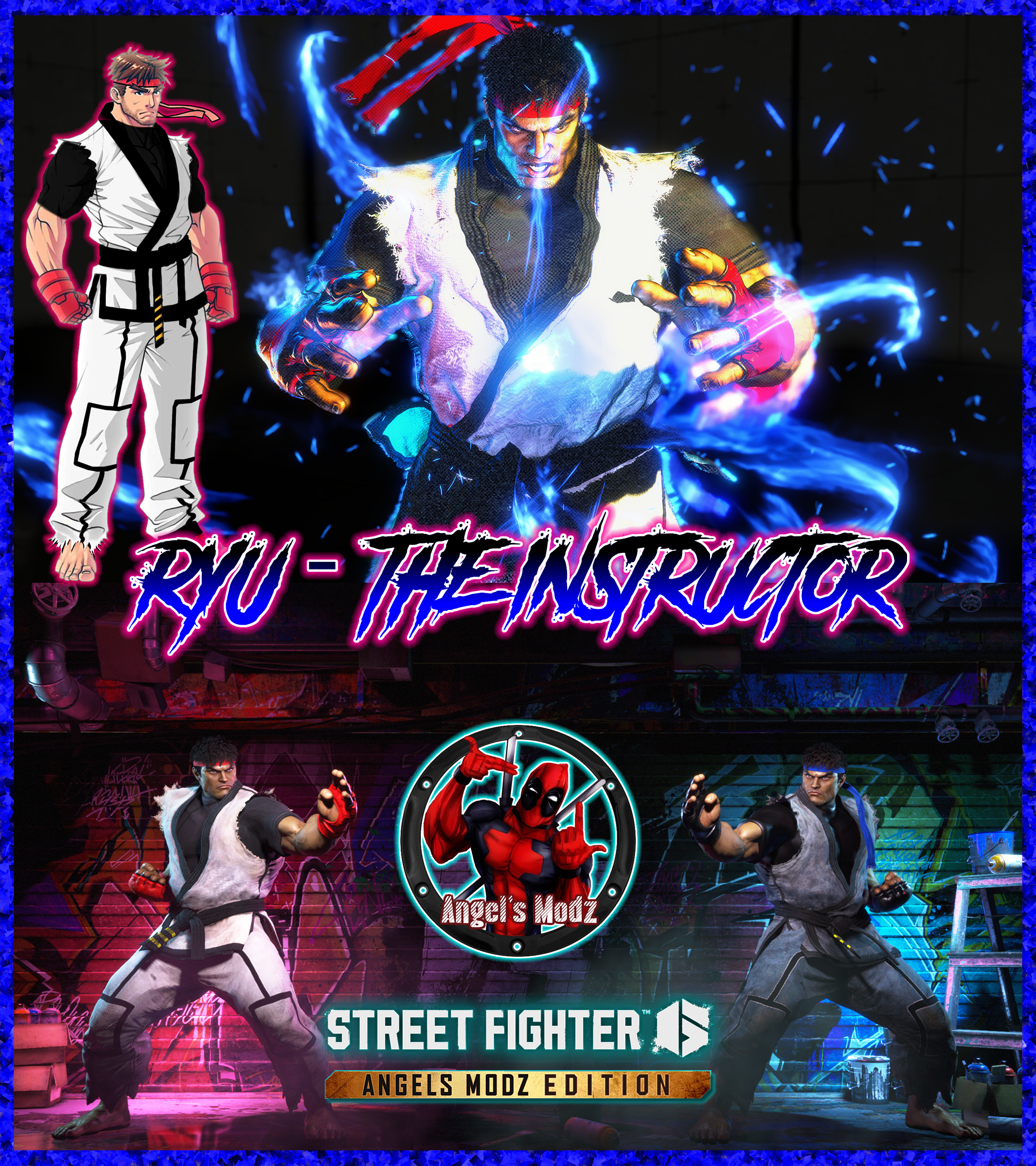 Ryu - The Instructor [SF6 MOD] by AngelsModz on DeviantArt