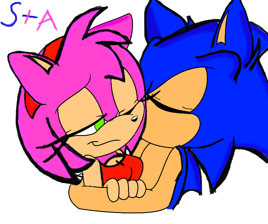 sonic and Amy by EmilyBandicoot1234 on DeviantArt