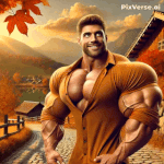 Amber shirt muscular man by BulkBodyAI on DeviantArt