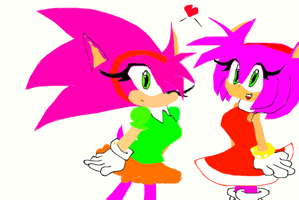 Amy Rose - When were we not cute? by SonamyForever116 on DeviantArt