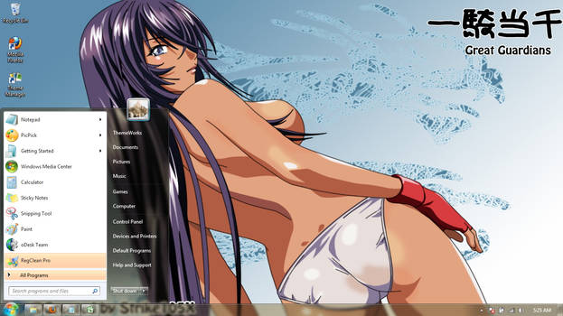 Anime-girls-w-2  Windows 7 theme