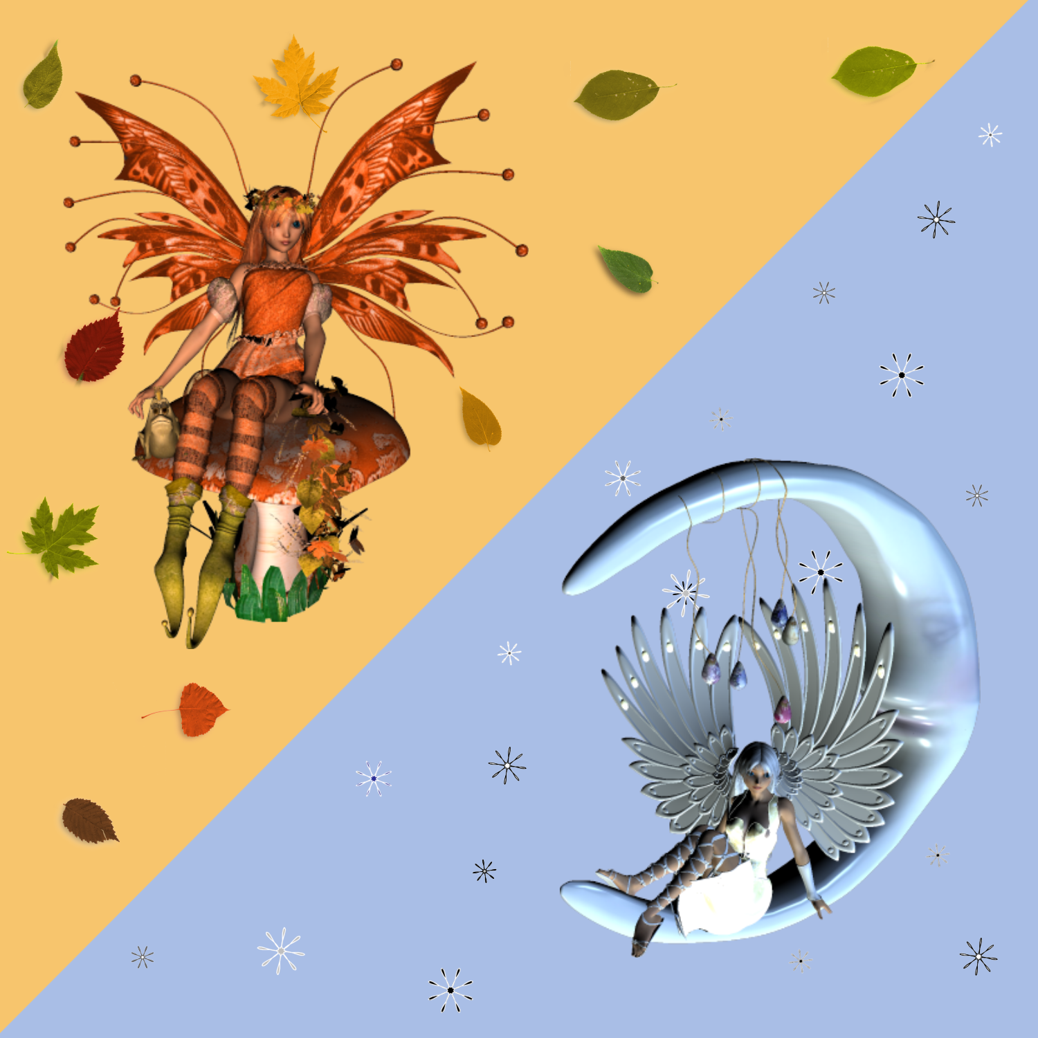 Autumn and Winter Fae Pack