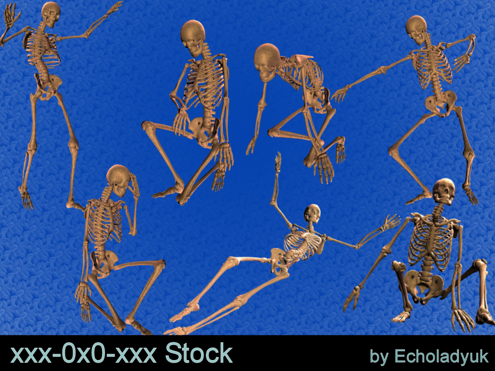 Skeletons pack of 7