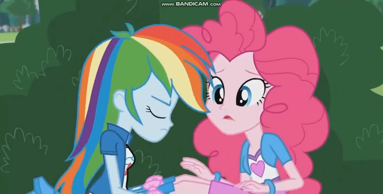 Rainbow and Pinkie (Equestria Girls) by Hyenari6296 on DeviantArt