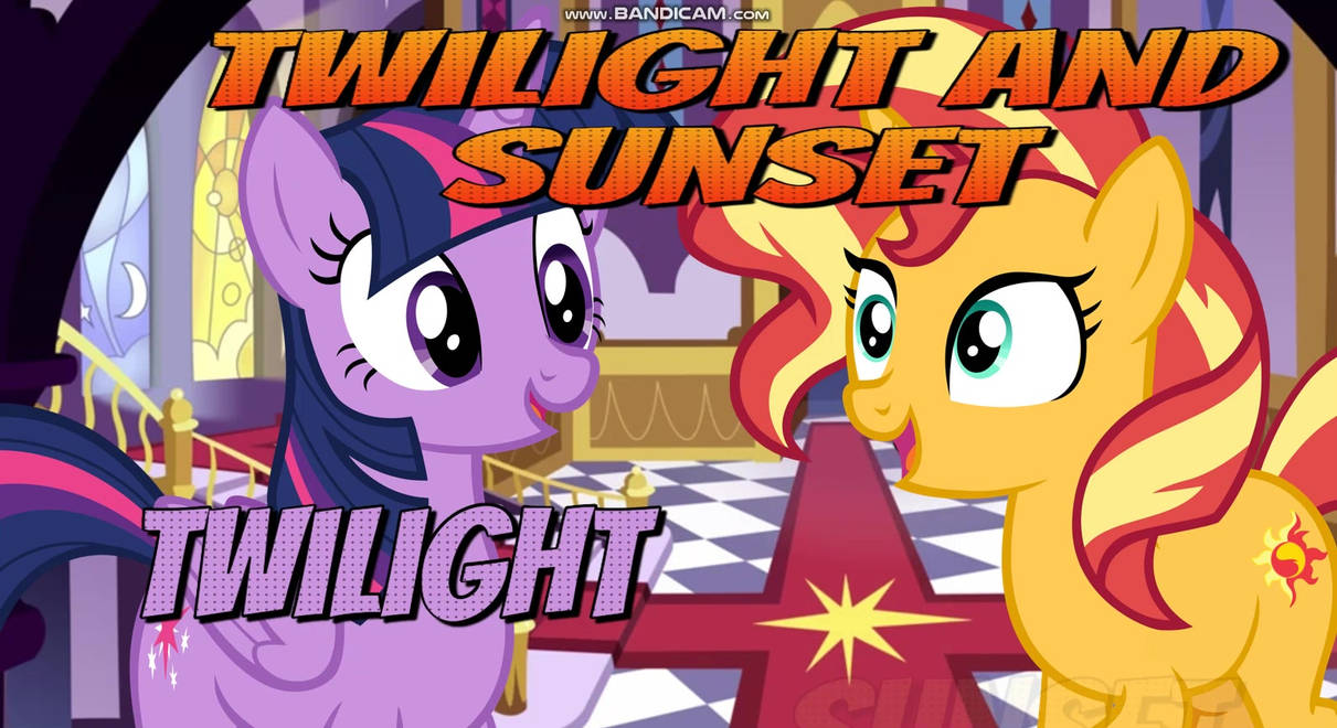 Twilight and Sunset Shimmer by Hyenari6296 on DeviantArt