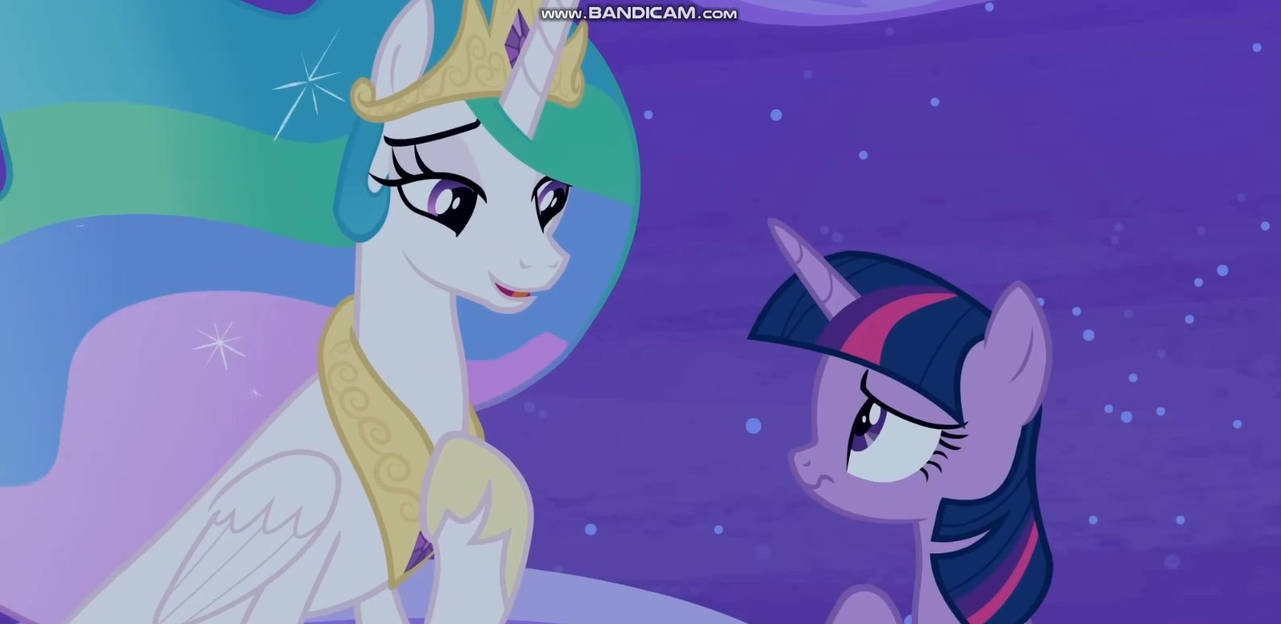Celestia and Twilight by Hyenari6296 on DeviantArt