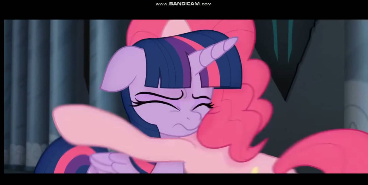 Pinkie Pie Hugging Twilight (MLP Movie) by Hyenari6296 on DeviantArt