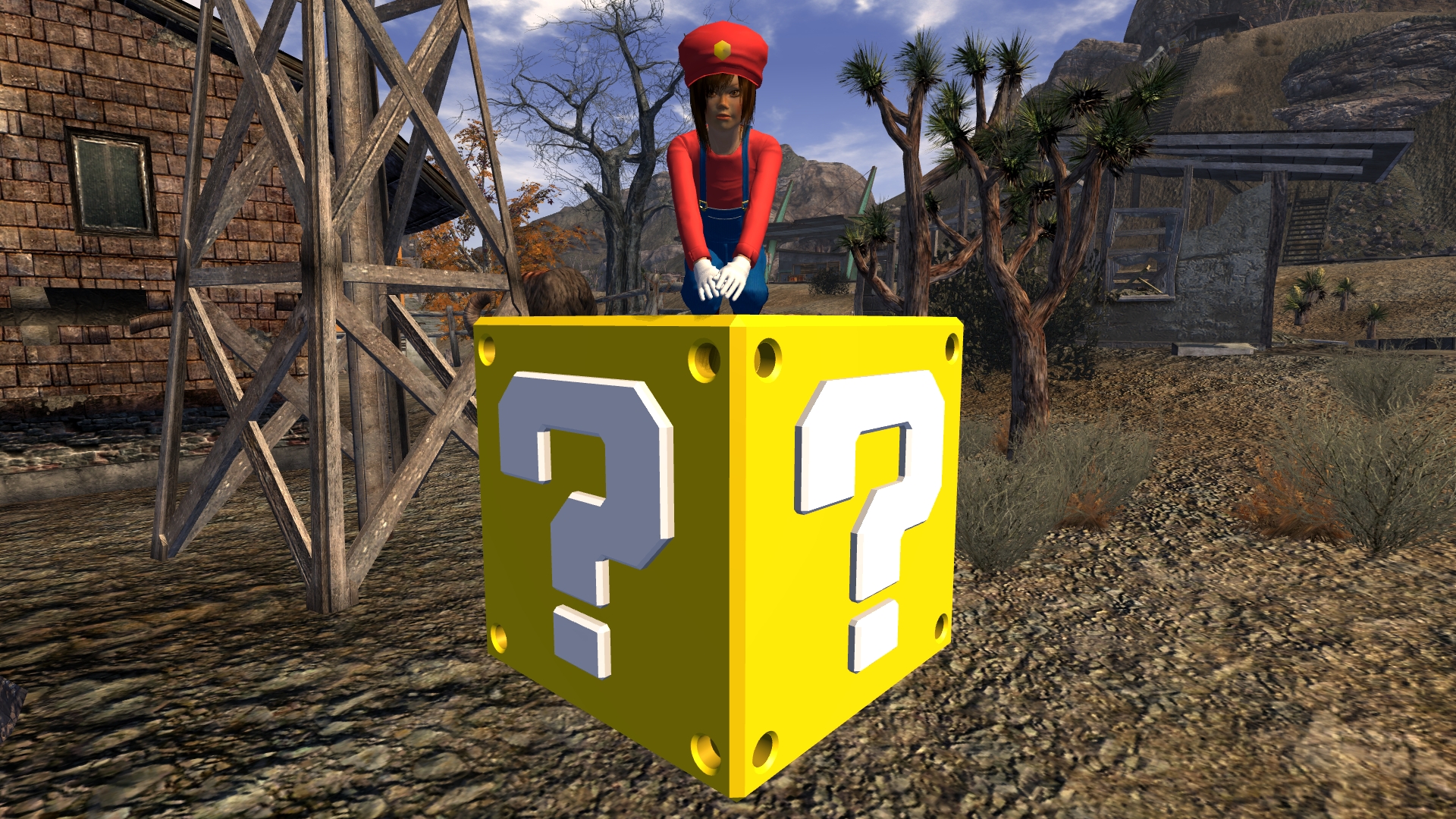 Super Mario Question Block by Shenhua
