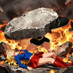 Supergirl vs Dark Supergirl 5