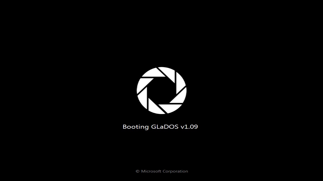 GLaDOS v1.09 White Logo