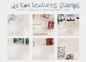 20 icon textures - Stamps [Set 10]