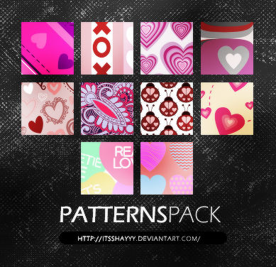 V-Day Patterns by CallMeSaturn on DeviantArt