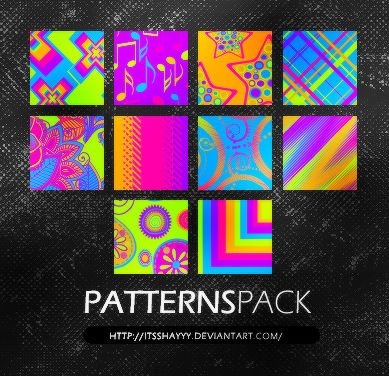 Random Neon Color Patterns Neon Patterns Pack by CallMeSaturn on DeviantArt