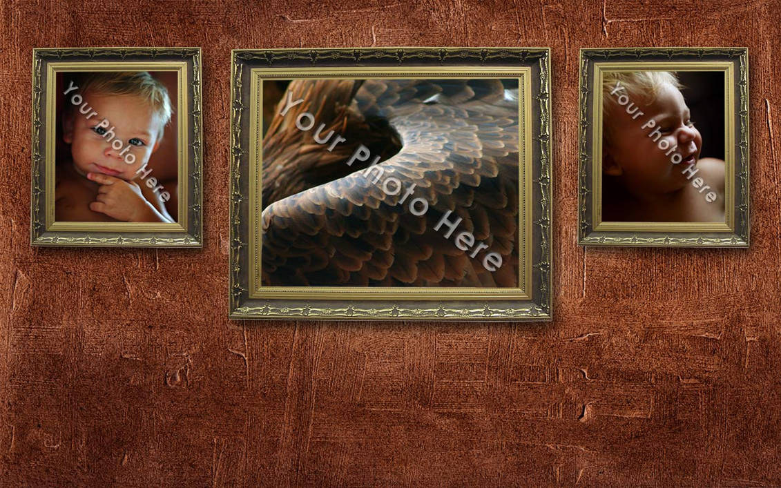 Photo frame wallpaper template by scarletrain on DeviantArt