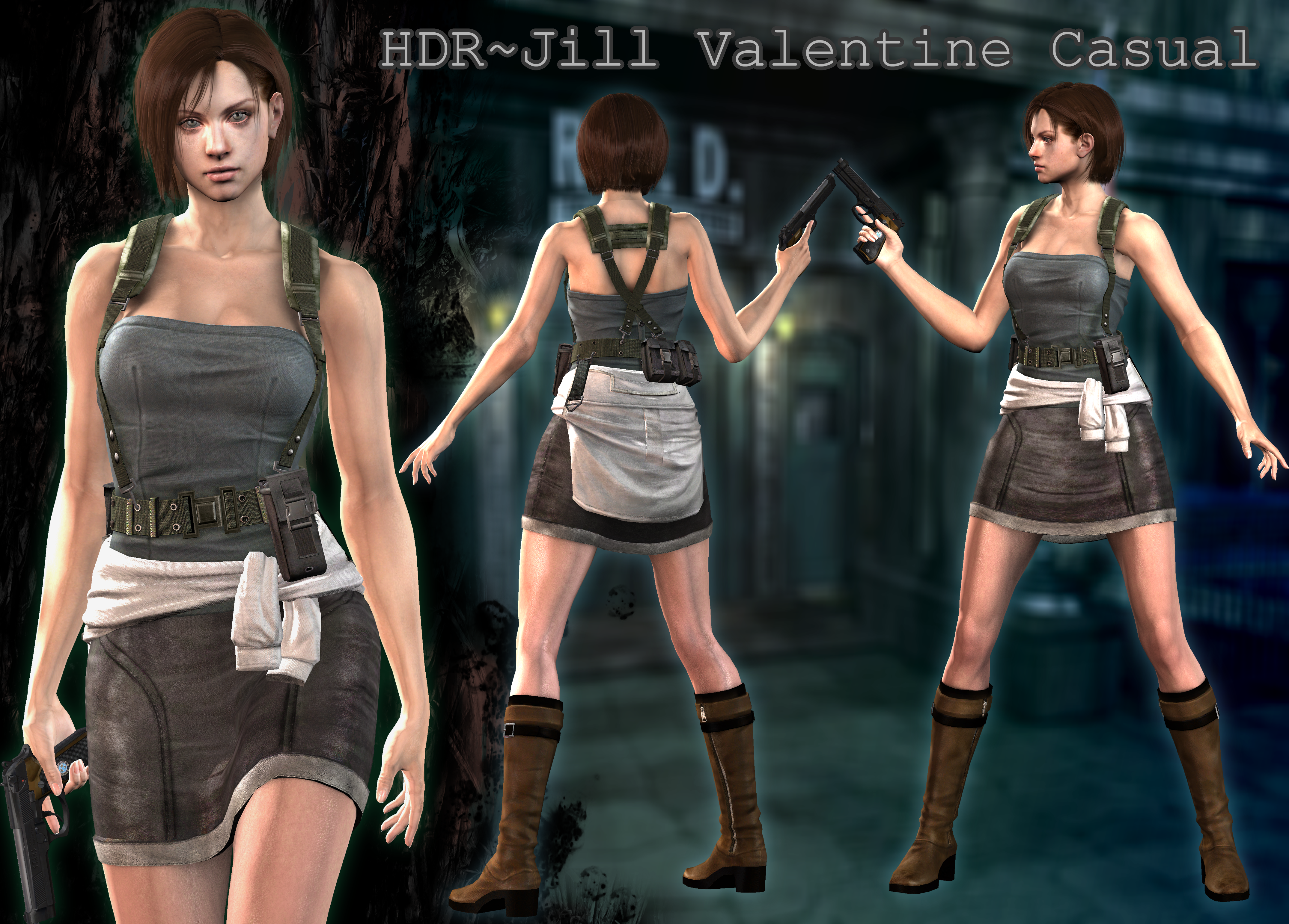 Resident Evil 3 Jill Valentine Classic (Julia Voth Face)