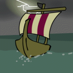 Viking Longship Icon