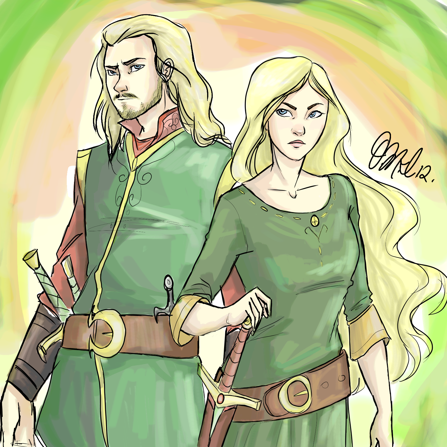 Eomer and Eowyn