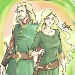 Eomer and Eowyn