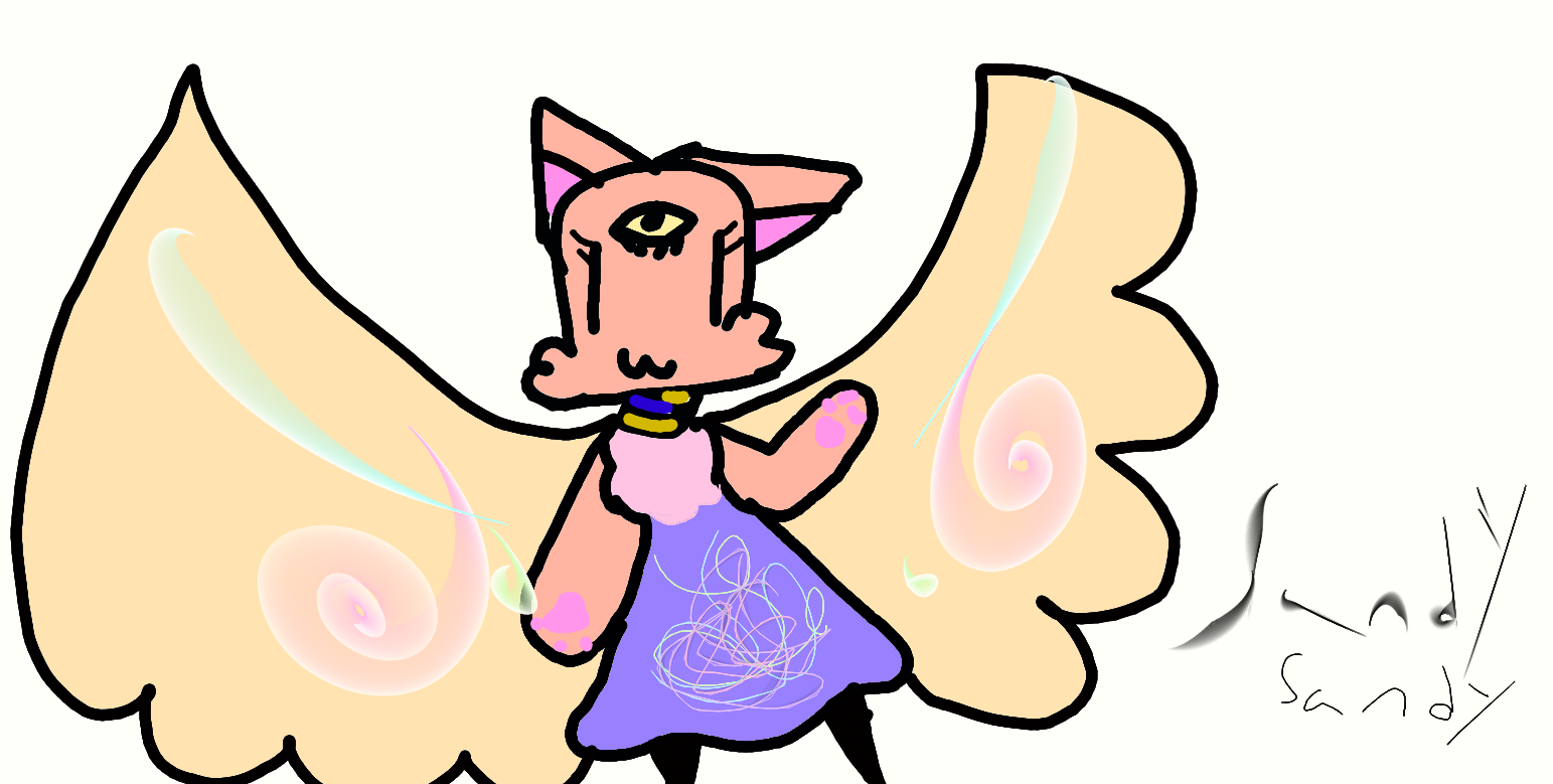 sandy the cat (my new oc!) by fnafchica7 on DeviantArt