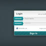 Free PSD Login Form