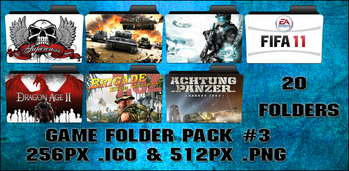 Game Folder Pack 3 20 Folders