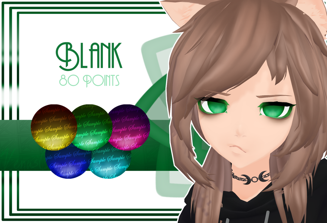 [MMDxP2U] Blank Eyes (Credit KycodeNik) by VenusClarke on DeviantArt