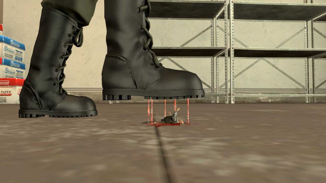 Llen boot crush 2(Animation) by shrunkenlover on DeviantArt