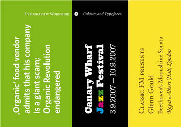 Typo Workshop 7: Cols n Fonts