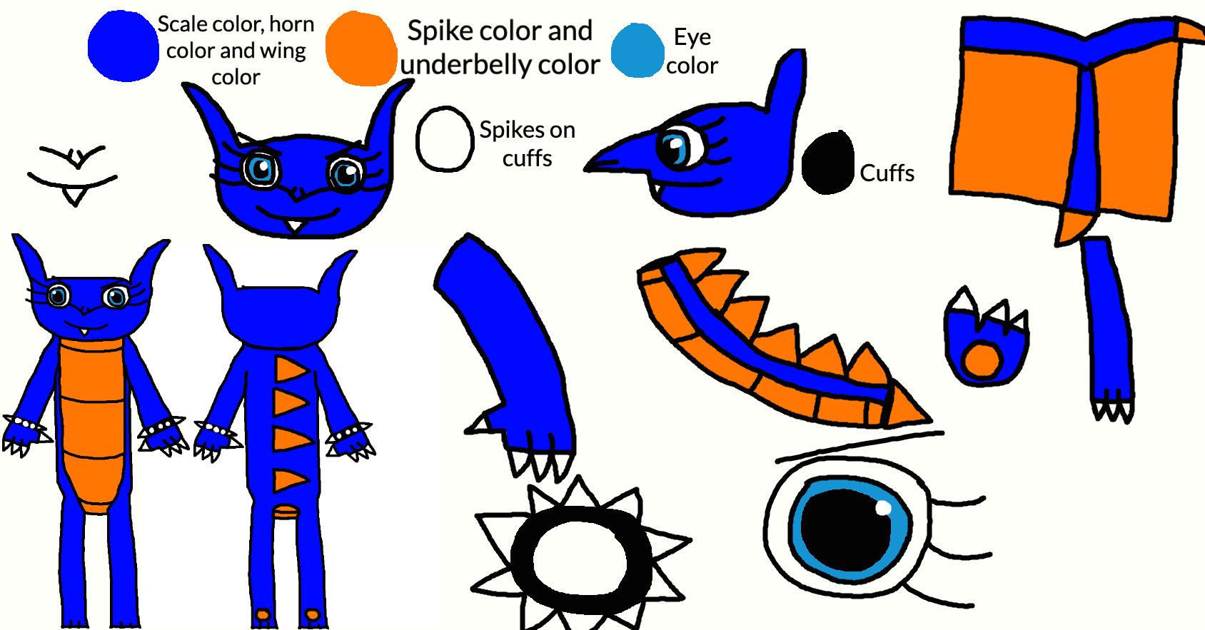 Sapphire Von Dragon Reference Sheet by DragonGirlRoar on DeviantArt