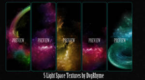 Pack 5 Light Space Textures by Dvg