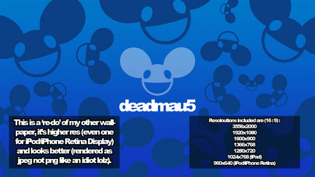 Deadmau5 Wallpaper 'RE-DO'