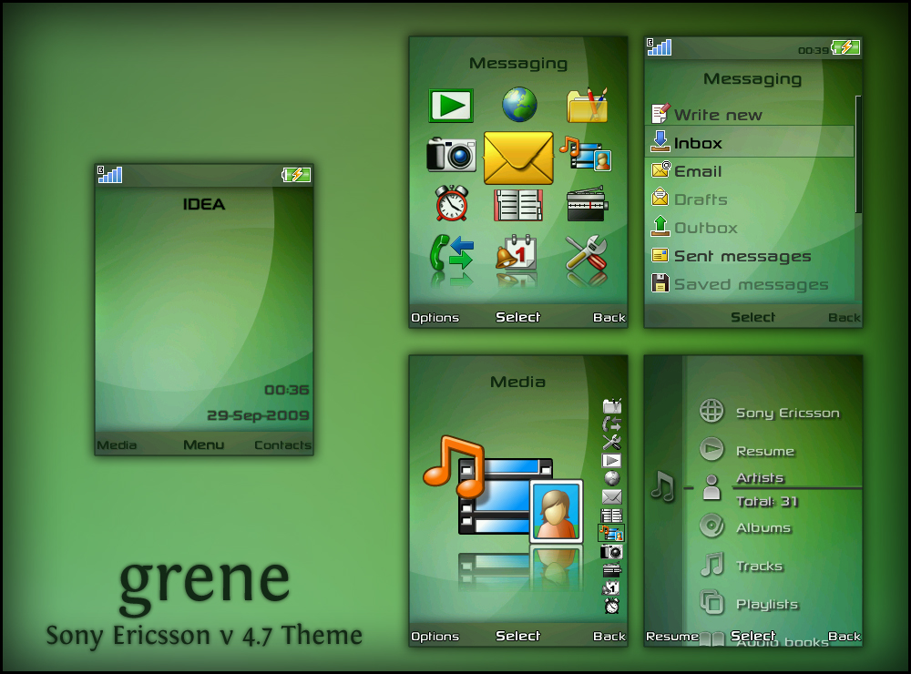 Grene For Sony Ericsson