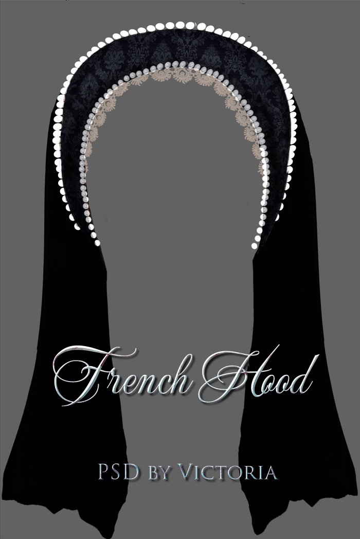 Painted Tudor Style French Hood - PSD by la-voisin