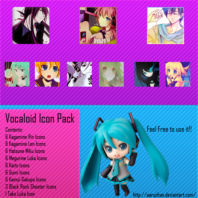 Vocaloid Icon Pack