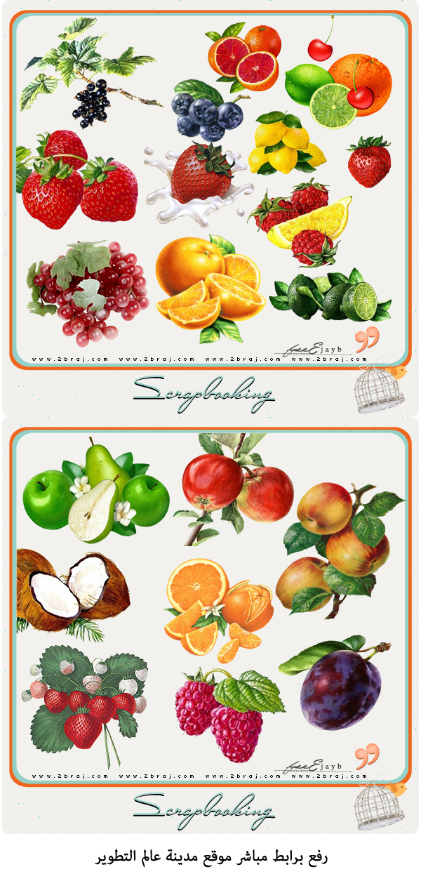 Scrapbooking Fruits