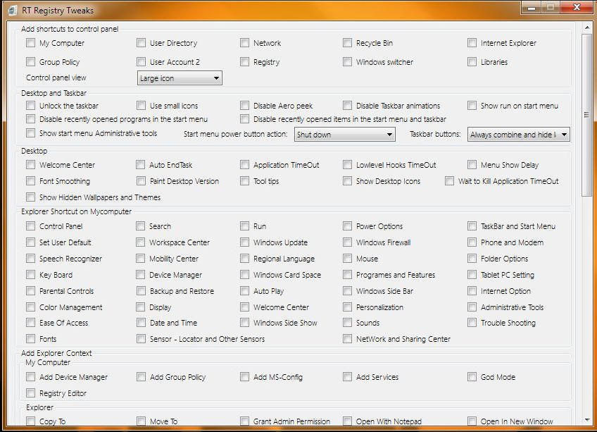 Control Panel - My Computer Tweaker by KeybrdCowboy on DeviantArt