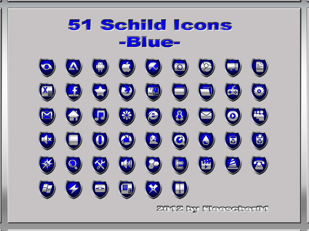 Schild Icons_Blue by Fleescher01 on DeviantArt