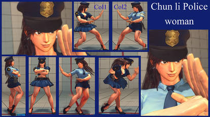 Chun li police woman