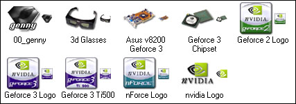 Genesis Nvidia Asus XP Icons