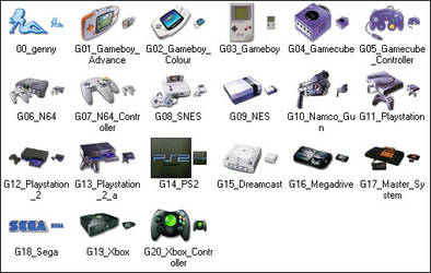 Genesis Consoles XP Icons