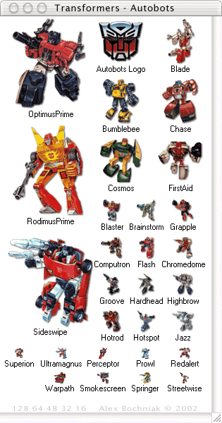 Genesis Autobots Icons