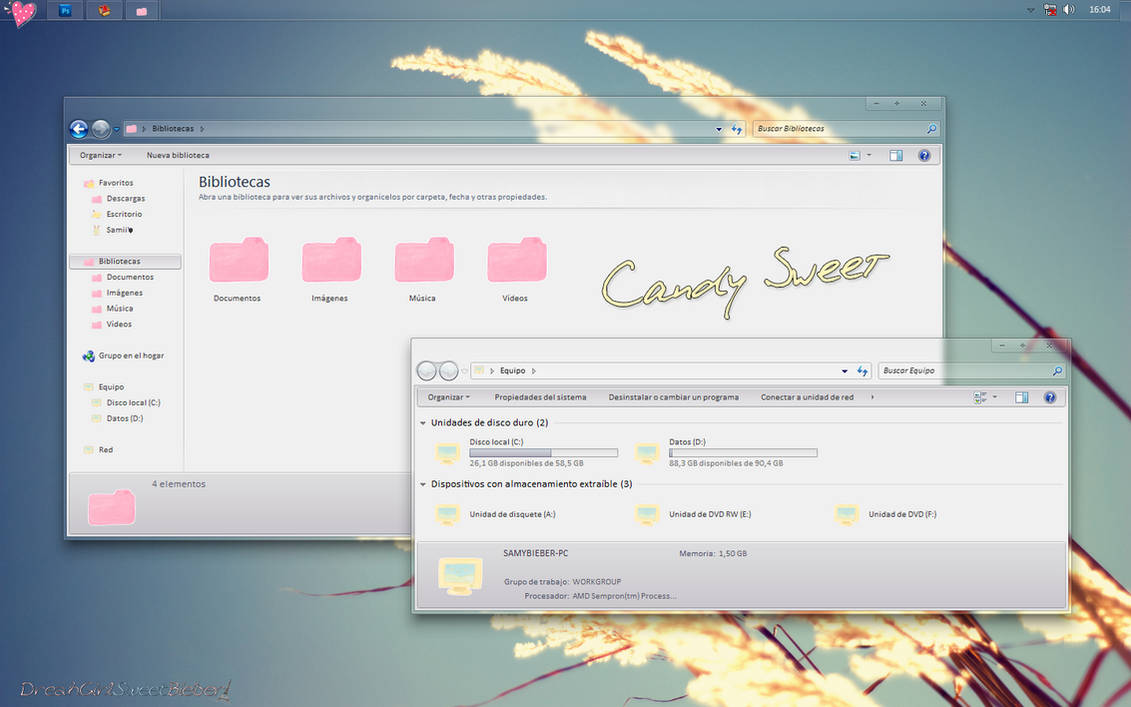 Candy Sweet theme icon packager by SamyBelieber on DeviantArt